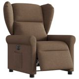 VidaXL Accent Chair Fabric Brown