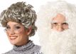 Atosa Carnaval/verkleed party bril - model Opa/Oma/Kerstman/Sinterklaas - volwassenen - verkleedbrillen