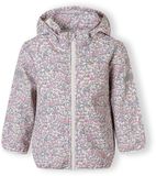 Minoti zomerjas meisjes softshell met capuchon - bloemenprint