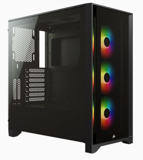 Corsair iCUE 4000X RGB - Midi Tower PC Case - Black