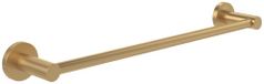 Villeroy & Boch Elements Tender handdoekhouder, handdoekhouder badkamer voor wandmontage, handdoekstang van zink, badhanddoekhouder rond, lengte 504 mm, geborsteld goud