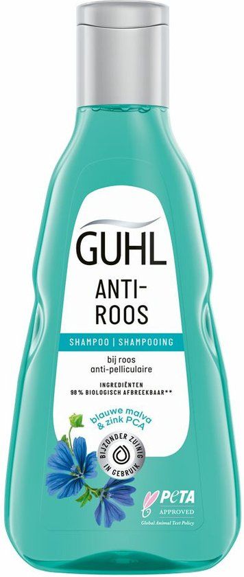 Guhl Shampoo Anti-roos Blauwe Malva - 4 x 250ml