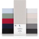 Blumtal Hoeslaken - Jersey - Katoen - Maanlicht Grijs - 90 x 200 cm