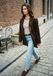 AYANA E29016 Mocassins Dames - Instappers - Bruin - Maat 40