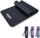 HUSH Sport Yogamat - 180x60cm - NBR - Zwart