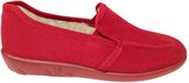 Rohde 2224 Dames Pantoffels Suède Rood