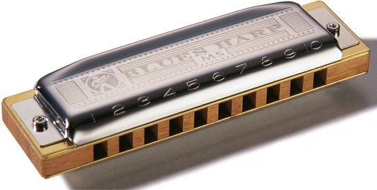 Hohner Blues Harp MS E - Zwart