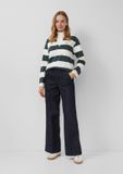s.Oliver high waist wide leg jeans dark blue denim