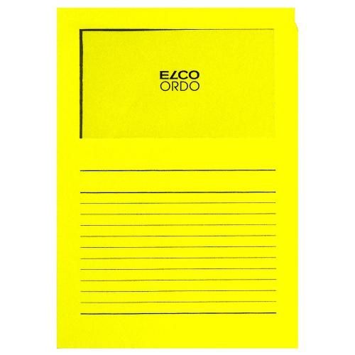 Elco Ordo Cassico Stofklepmappen - 220 x 310 mm - Geel