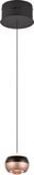 Trio Select Trio LED Hanglamp - Select Orbit - 1 Lichtpunt - 8 Watt - Rond - Dimbaar - Aanpasbare Lichtkleur - Hoogte Aanpasbaar - Mat