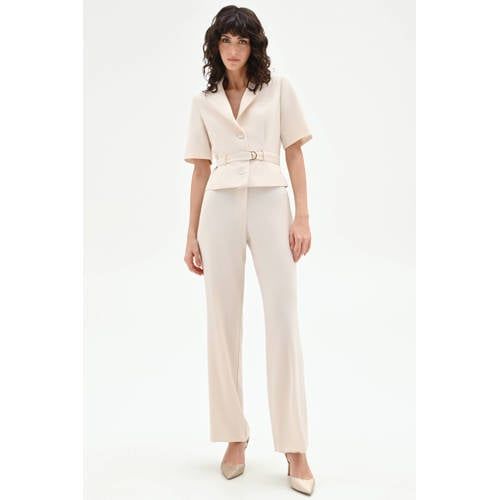 Rinascimento getailleerde blazer - beige