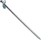 Fosco industries Rotspen Grondpennen/tentharingen metaal met open oog 30 cm - Spijkerharing