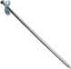 Fosco industries Rotspen Grondpennen/tentharingen metaal met open oog 30 cm - Spijkerharing