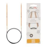 KnitPro KP35304 Basix Berk: Breipinnen: Circulair: Vast: 40cm x 3.00mm, Berkenhout, Multi-Colour, 3mm