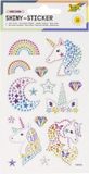 Folia Glanzende Unicorn Stickers