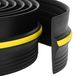 vidaXL Scellage de sol de garage noir et jaune 12 x 90 mm 3,5 m PVC