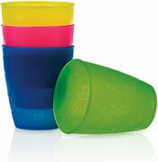 Nuby Set van 4 kleurrijke drinkbekers - 300 ml