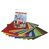 Rayher Hobby Fotokarton, 22 x 33 cm, 300 g/m2, blok 10 vellen, 10 kleuren gesorteerd