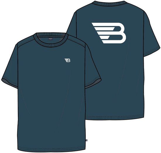 Ballin Amsterdam Jongens Loose fit T-shirt Crewneck SS Navy Maat 164