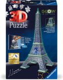 Ravensburger 3D Puzzel Eiffeltoren Glow in the dark - 216 stukjes