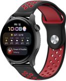 By Qubix Qubix Garmin Venu 2 - Sport Edition - Zwart + rood - rubber