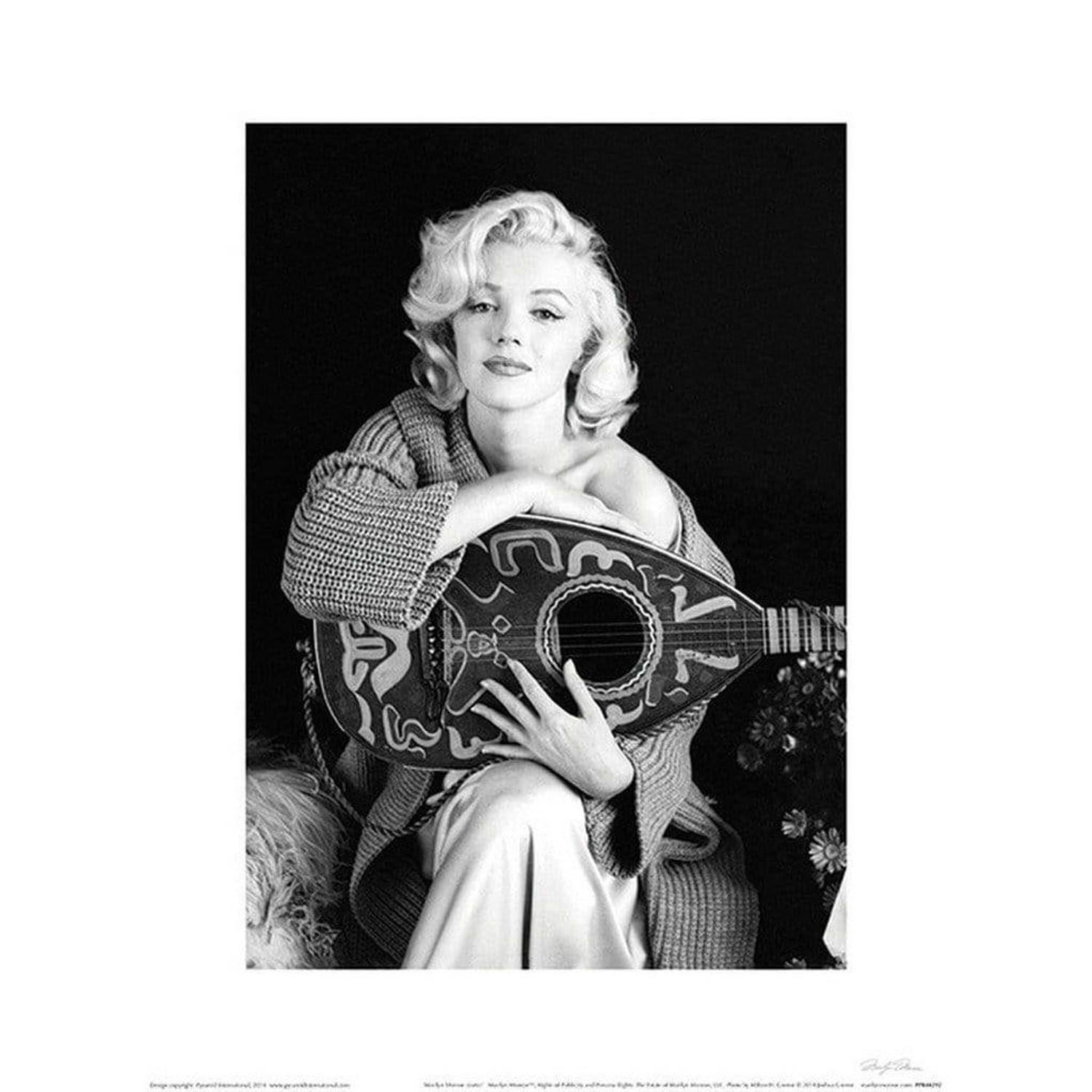 Pyramid Marilyn Monroe Lute Art Print 40x50cm