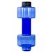 Bouteille d'eau en forme d'haltère - 550ml - Bleue