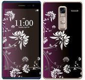 Royal Sticker RS.127289 sticker voor LG Zero White and Purple Flowers