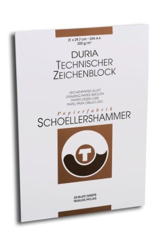 Schoellershammer Duria tekenpapier - A4 - 200 g/m² - 20 vellen