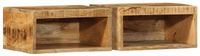 vidaXL - Tv-wandmeubelen - 2 - st - massief - ruw - mangohout