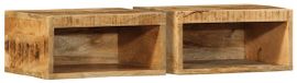 vidaXL - Tv-wandmeubelen - 2 - st - massief - ruw - mangohout