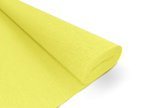Interdruk Crêpepapier - Premiumkwaliteit 160 g/m2 - 103 Citroengeel