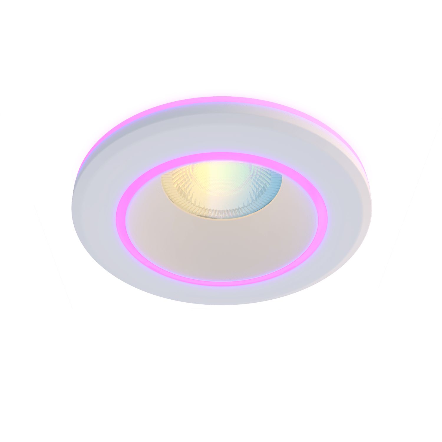 Calex Halo Slimme Inbouwspot - Smart Downlight - RGB en Warm Wit Licht - Wit