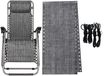 Omgoods Kit de remplacement pour chaise longue - Toile de remplacement 160 x 43 cm - 4 cordes - Nylon - Haute qualité - Forte élasticité