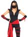 LEG AVENUE 85087 - 5-delig dodelijk ninja-kostuum, dames carnaval