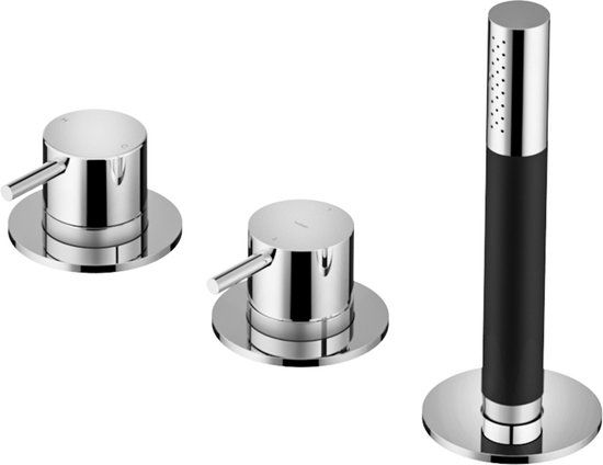 Hotbath Cobber CB075 badrandcombinatie met handdouche chroom