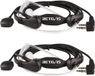 Retevis radio-keelmicrofoon-hoofdtelefoon, 2-polige hoofdtelefoon. Compatibel met RT24, RT27, RT22, RT21, RT28, RT81, RT1, RT15, BF, Kenwood zenders (verpakking met 2 stuks)
