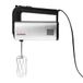 GASTROBACK 40983 Design handmixer Pro, 5 snelheden en turbo-functie, Dural-aluminium geborstelde behuizing, 500 watt, zilver, zwart