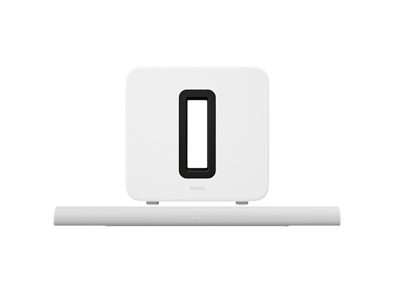 Sonos Sub 4.0 Subwoofer + Arc Ultra Soundbar Wit Audio Bundle