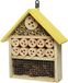 Decoris Geel vlinderhuis/bijenhuis/wespenhotel voor insecten 29 cm