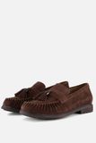 Gabor Dames Loafers Bruin Suède