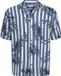 JACK&JONES Chemise garçon manches courtes bleu Viscose Coupe ample 128