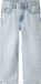 Jeans Droit Jambe Bleu Clair Denim
