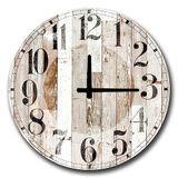 Decoratieve MDF Decoratieve klok, wit