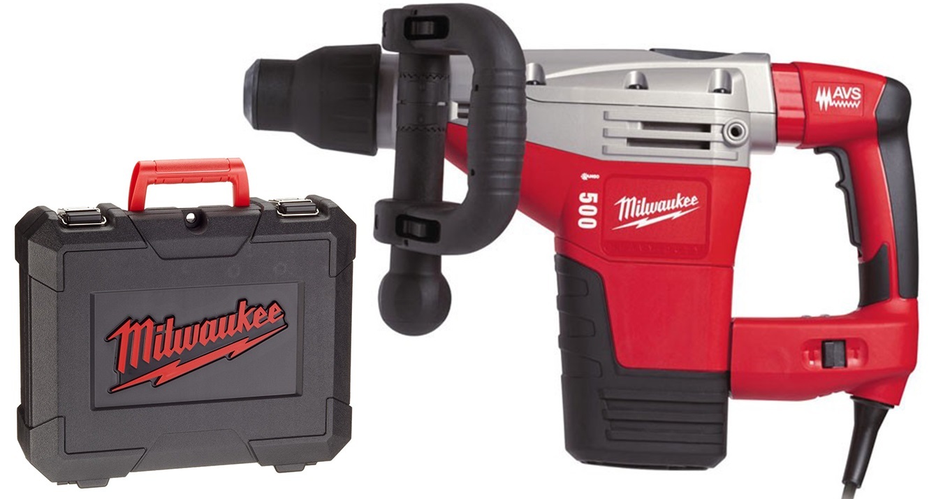 Milwaukee Kango 500 S SDS-max Breekhamer in koffer - 1300W - 8 5J