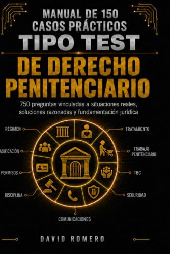 MANUAL DE 150 CASOS PRÁCTICOS TIPO TEST DE DERECHO PENITENCIARIO