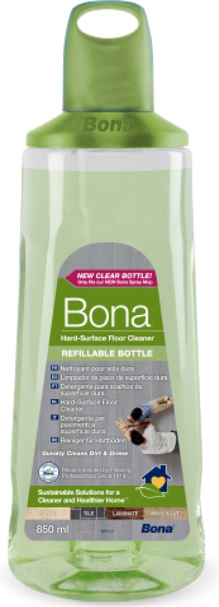 Bona Harde Vloer, Tegel & Laminaat Reiniger Cartridge - Premium Spray Mop - Natuursteen Reiniger
