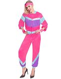 Amscan Trainingspak Jaren 80 Polyester Roze Maat M