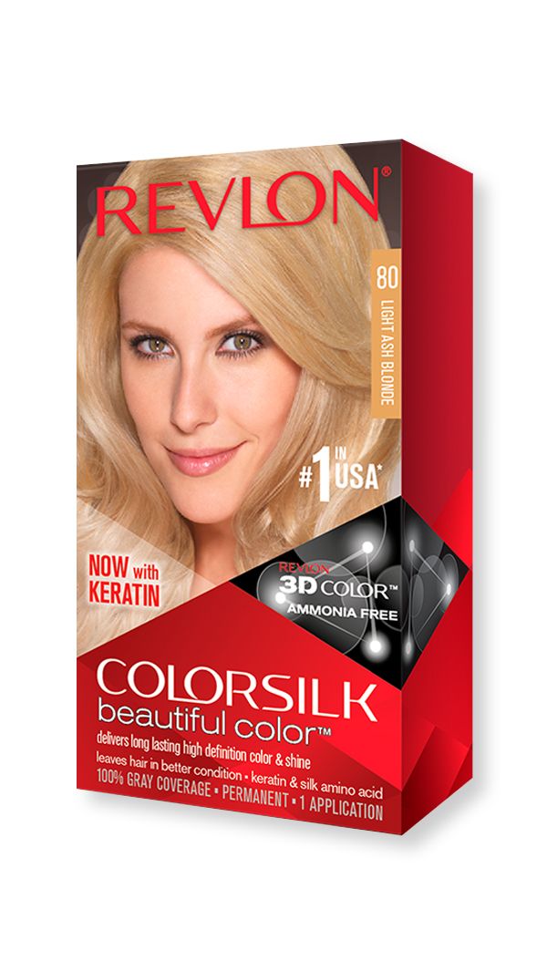 Revlon ColorSilk Beautiful Color 80 Light Ash Blonde