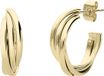 Lucardi Dames Goldplated oorbellen Yvette - Oorbellen - Cadeau - Staal - Goudkleurig